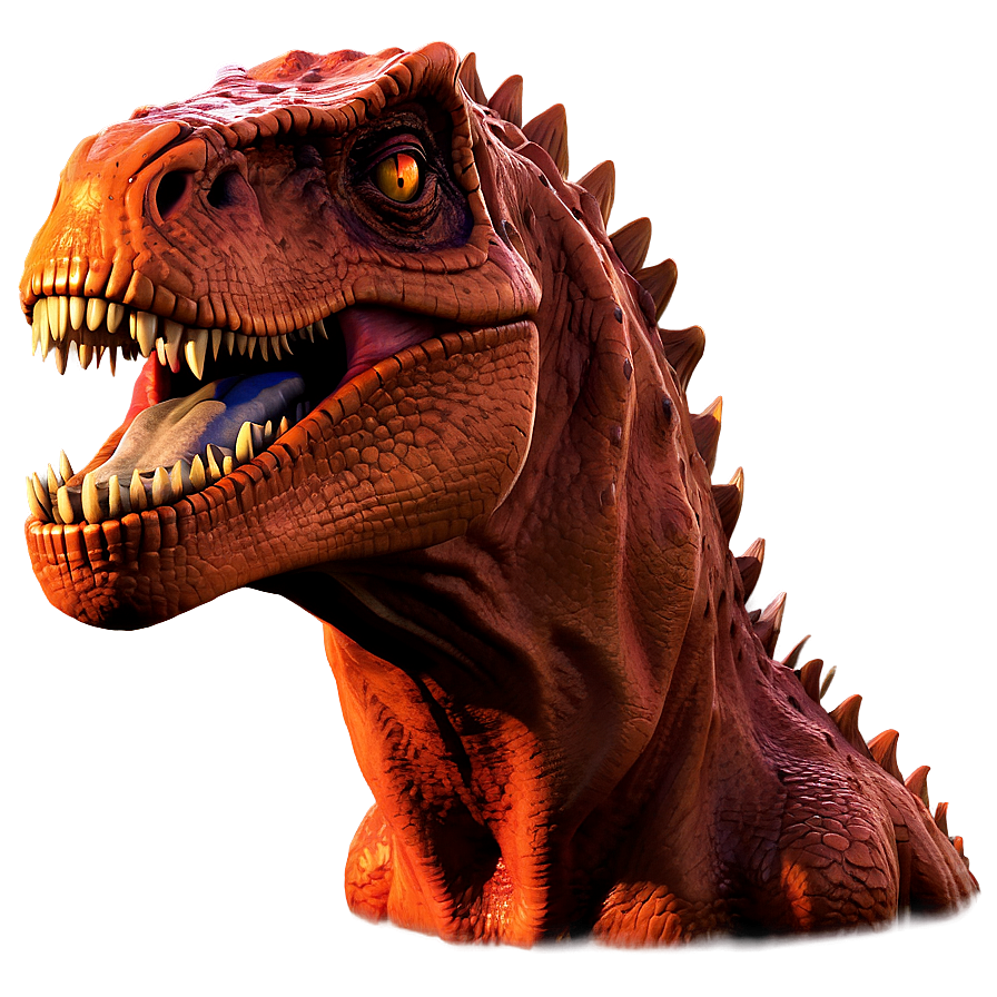 T Rex Head With Fiery Eyes Png Veu1