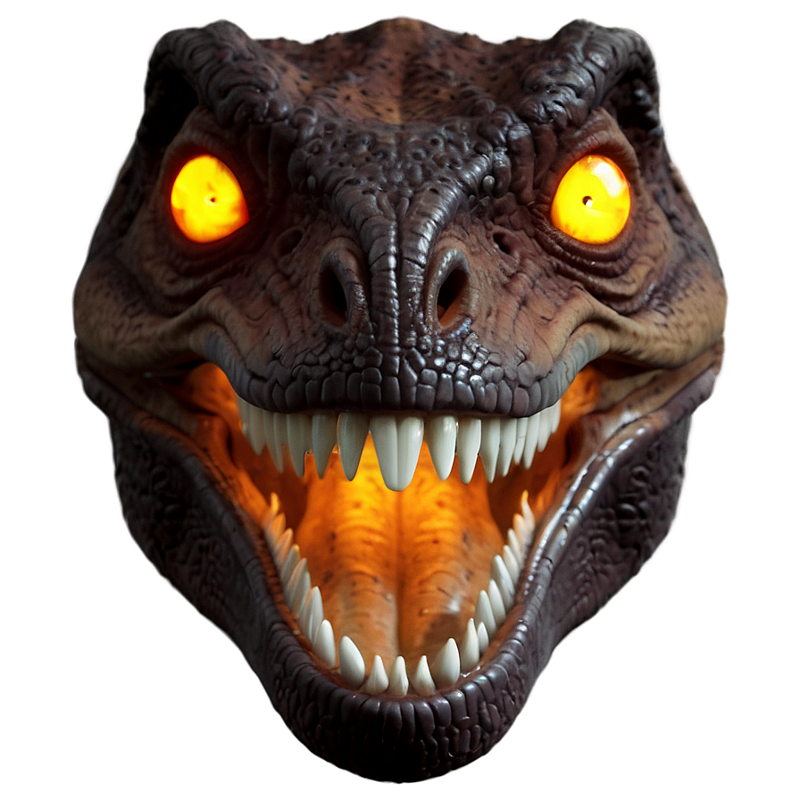 T Rex Head With Glowing Eyes Png 06292024