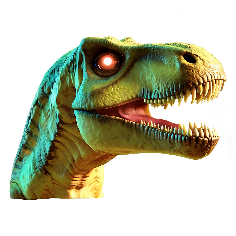 T Rex Head With Glowing Eyes Png 06292024