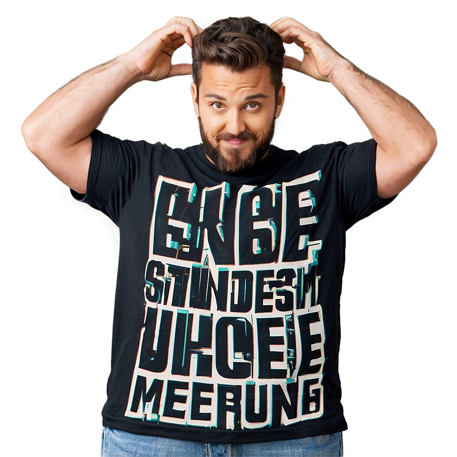 T-shirt Template With Text Png 21