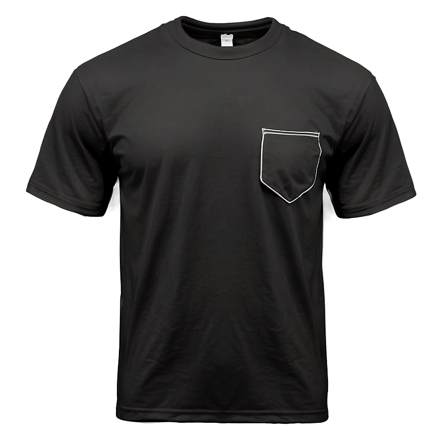 T-shirt With Pocket Template Png 20