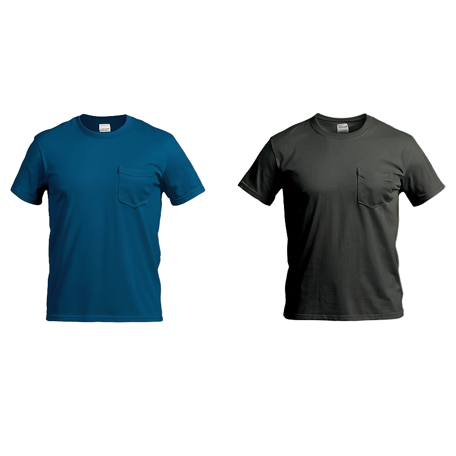 T-shirt With Pocket Template Png Qtg6