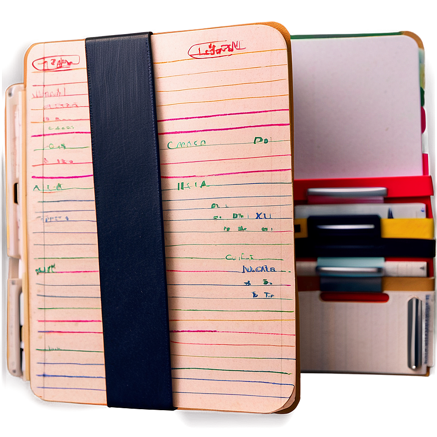 Tabbed Notebook Png Nva10