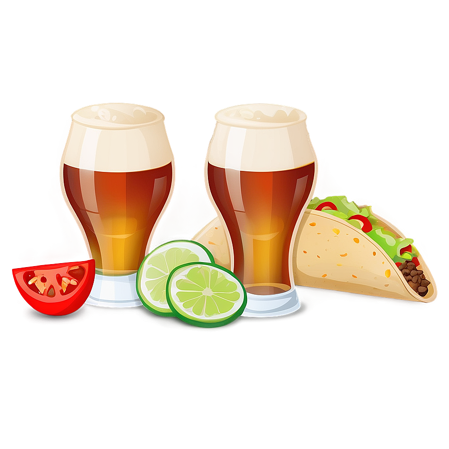 Taco And Beer Clipart Png Ivy