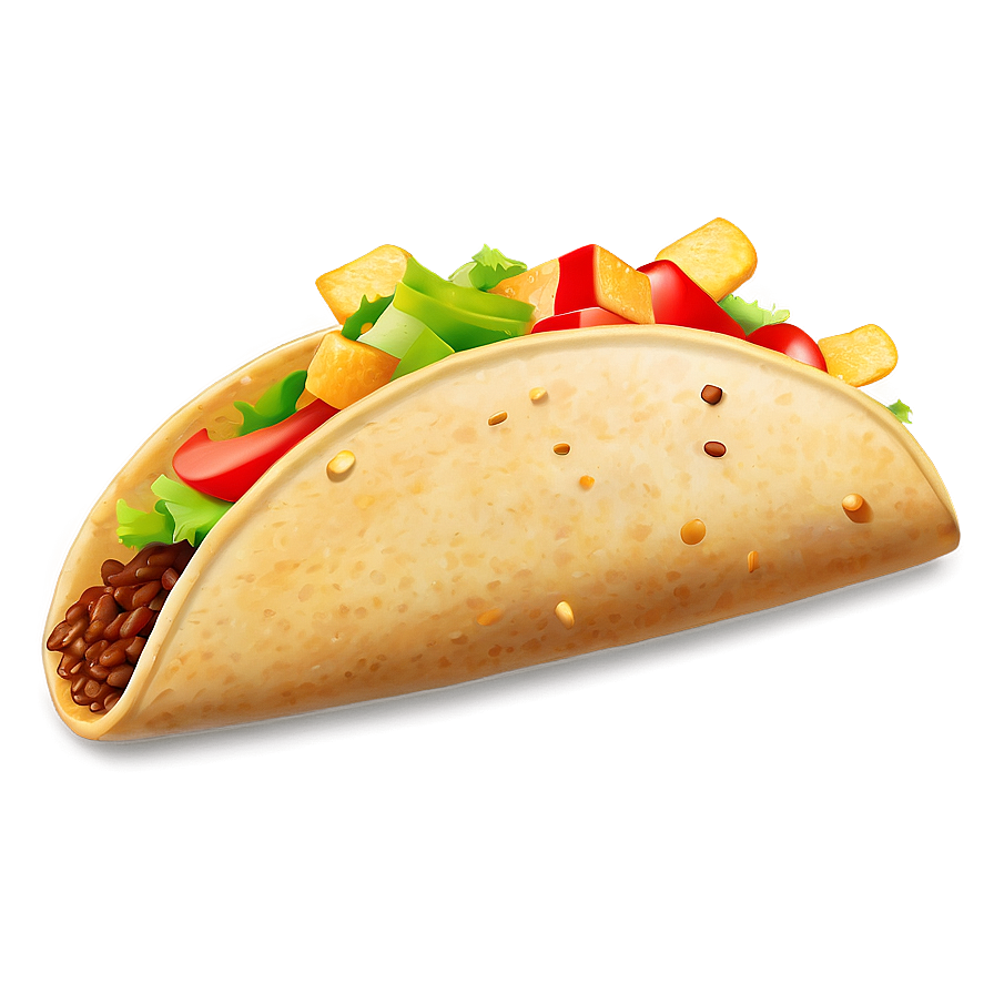 Taco And Chips Clipart Png 06262024