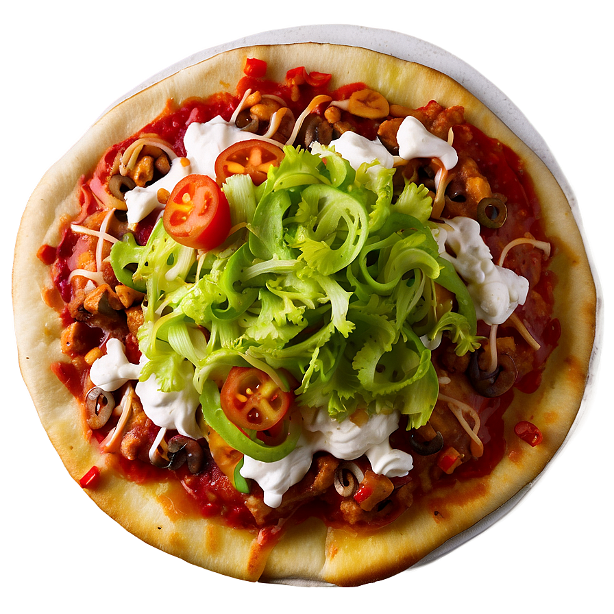 Taco Style Pizza Png Jlr