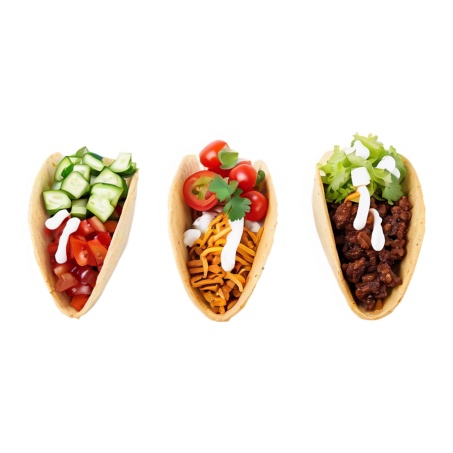 Taco Toppings Clipart Png Jva26