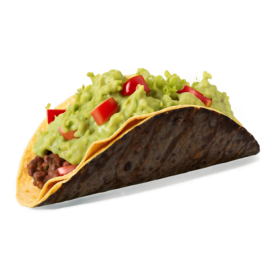 Taco With Guacamole Clipart Png 10