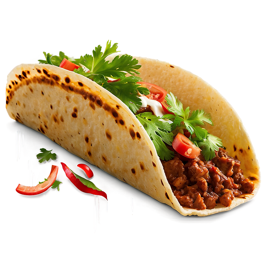 Tacos With Cilantro Png Qok45