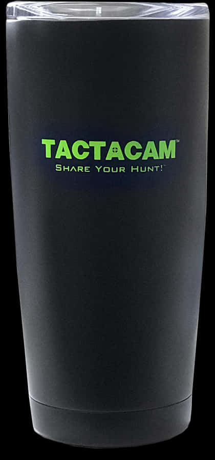 Tactacam Branded Black Tumbler