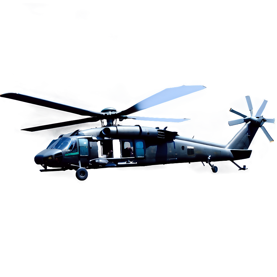 Tactical Black Hawk Helicopter Png 77