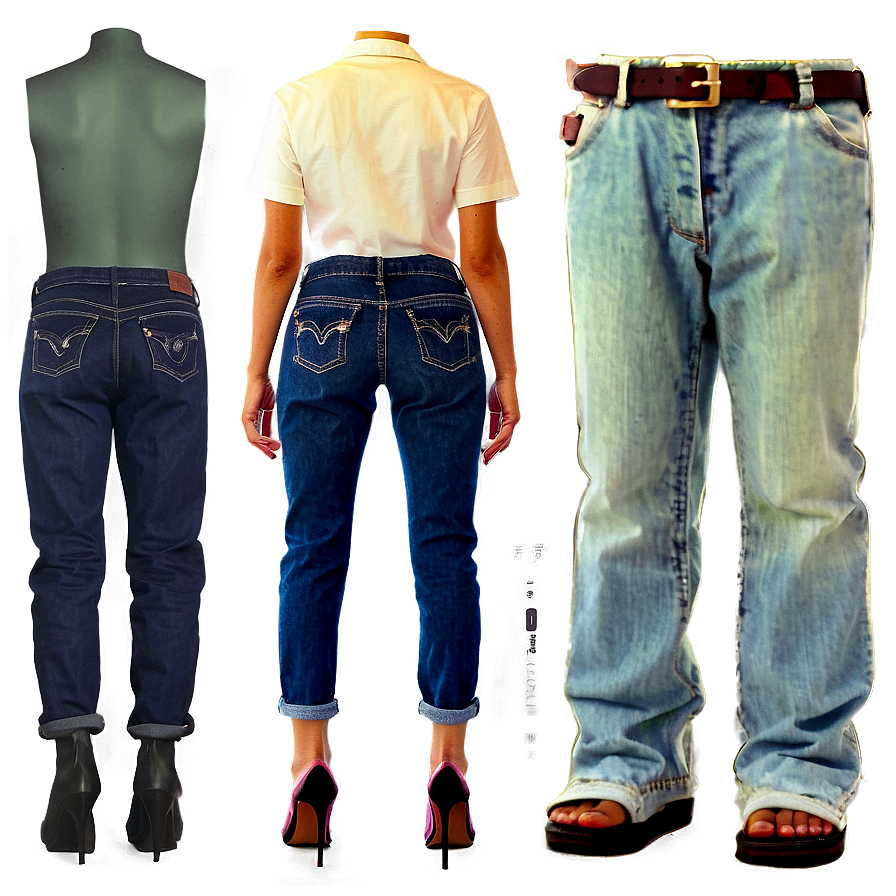 Tailored Fit Blue Jeans Png 06112024