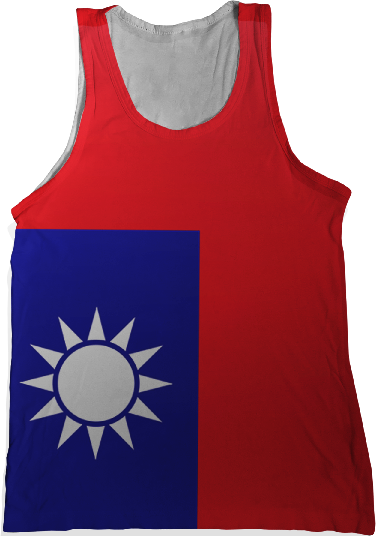 Taiwan Flag Tank Top Apparel