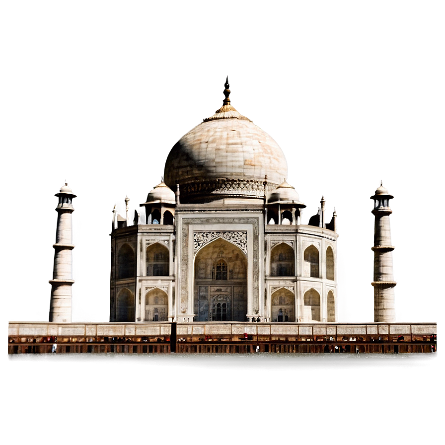 Taj Mahal Against Clear Sky Png Kgg