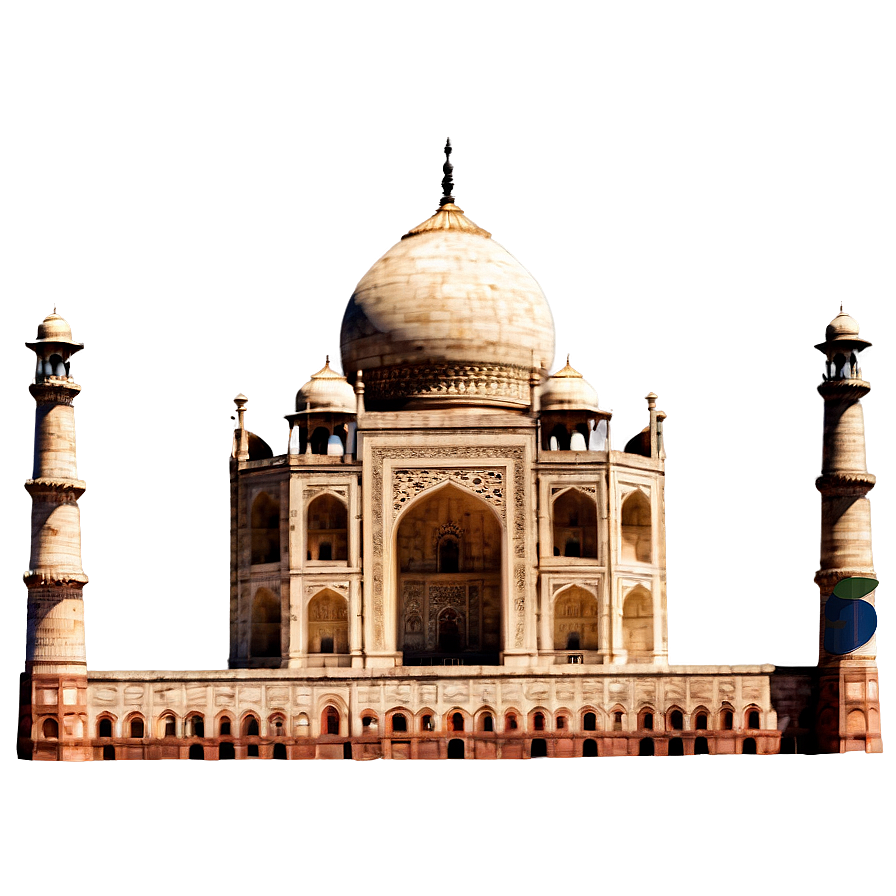 Taj Mahal And Blue Sky Png 35