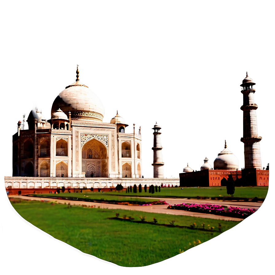 Taj Mahal Bright Daylight Png 06252024