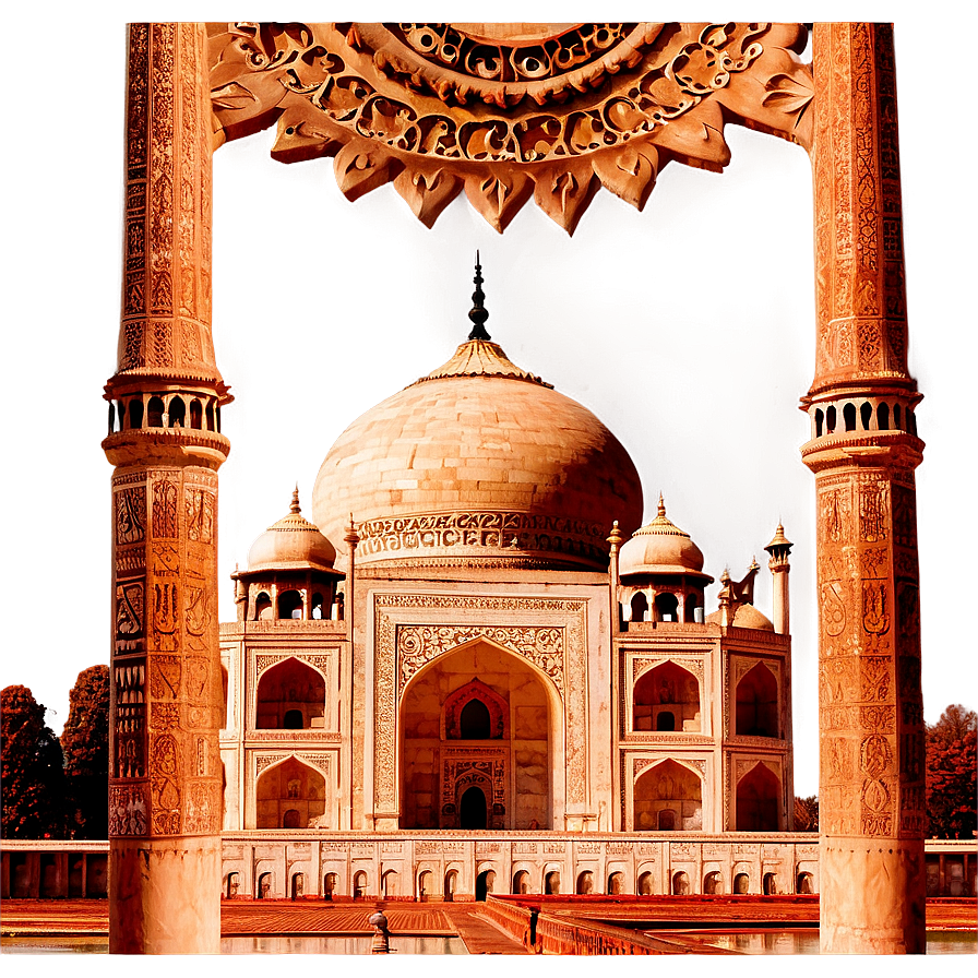 Taj Mahal Intricate Carvings Png Pey