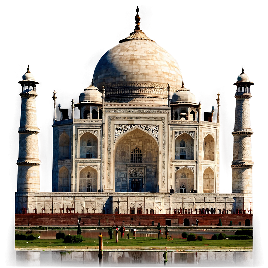 Taj Mahal Panoramic View Png Krm88