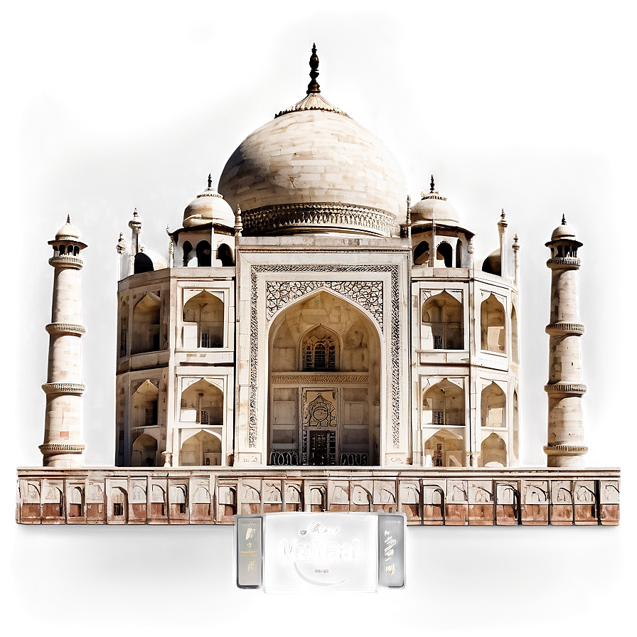 Taj Mahal Romantic Backdrop Png Jlx81