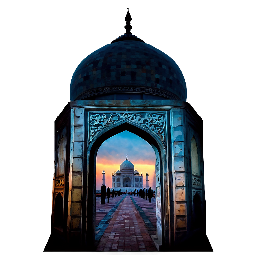 Taj Mahal Sunrise Background Png Xrg39