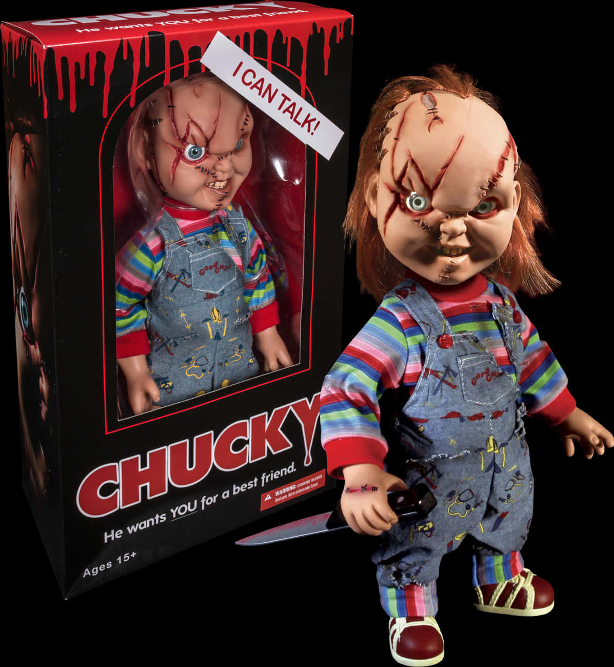 Talking Chucky Dolland Packaging