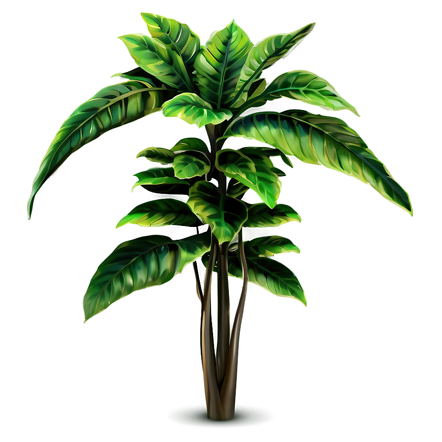 Tall Leafy Plant Png 61