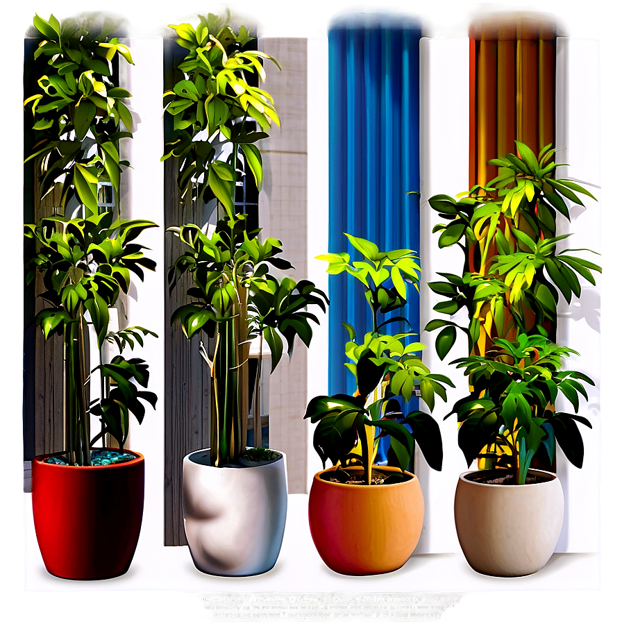 Tall Potted Plants For Privacy Png Jry