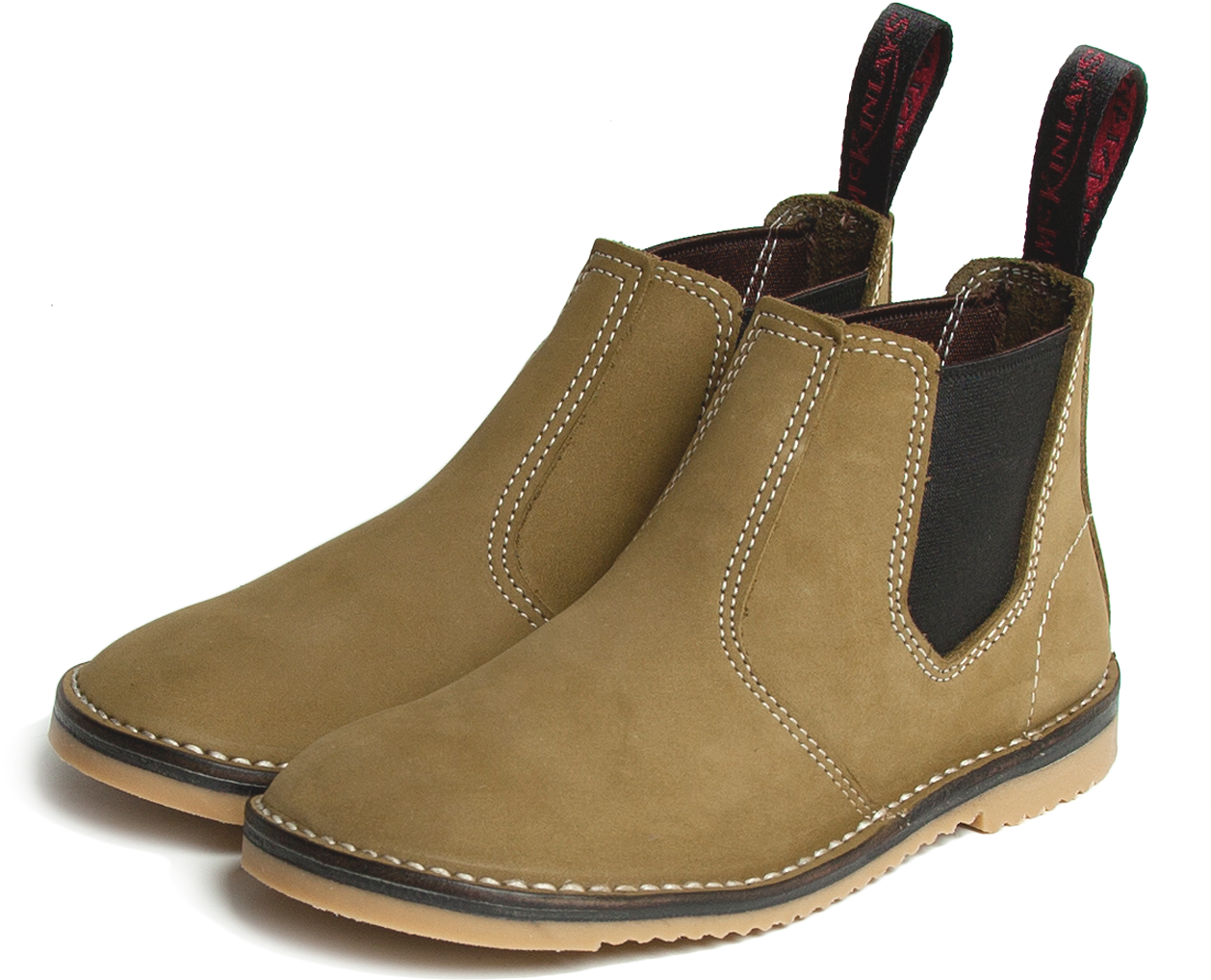 Tan Leather Chelsea Boots