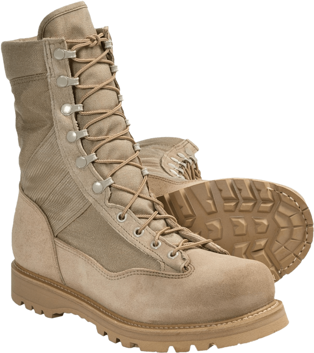 Tan Military Boots