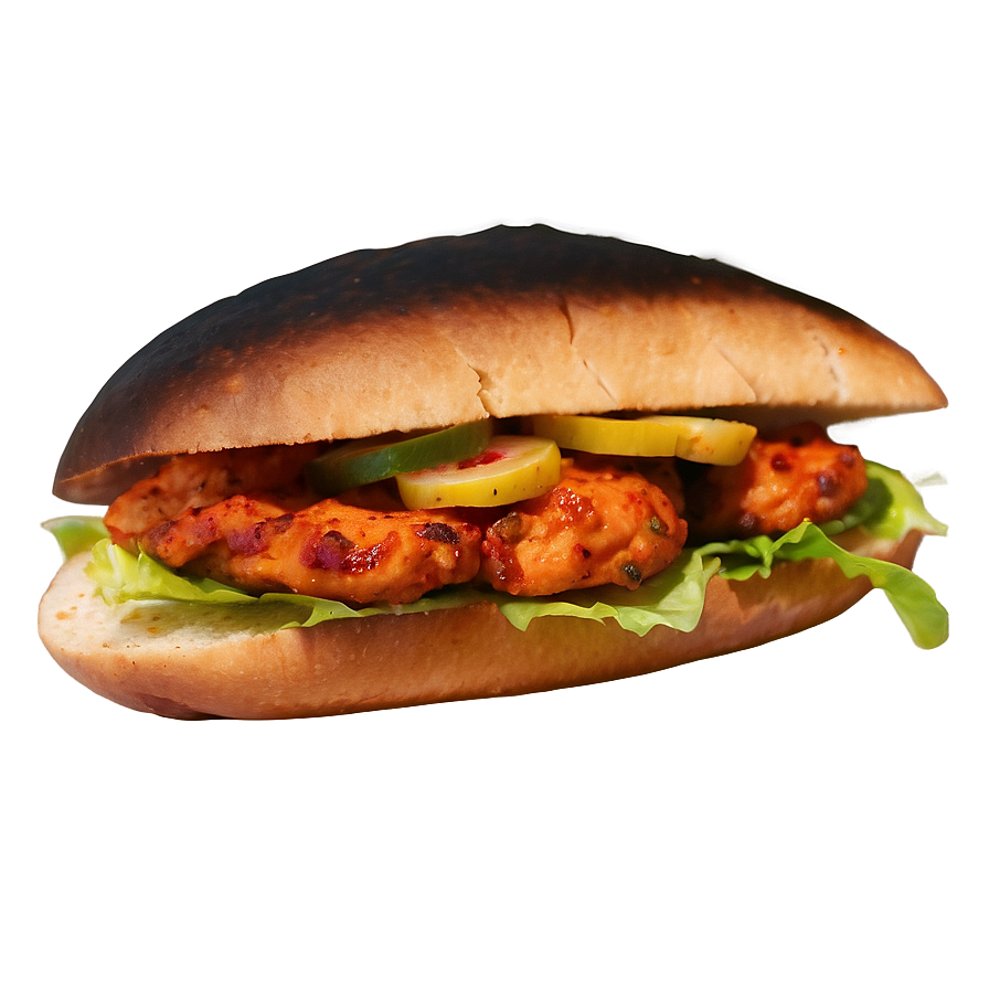 Tandoori Chicken Sandwich Png 34