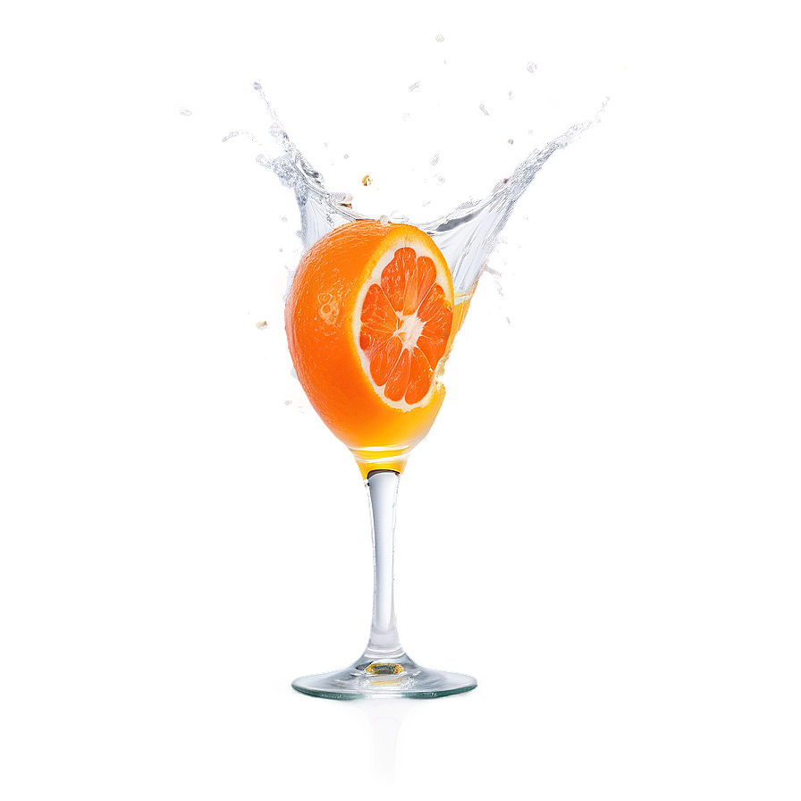 Tangerine Juice Splash Png 68