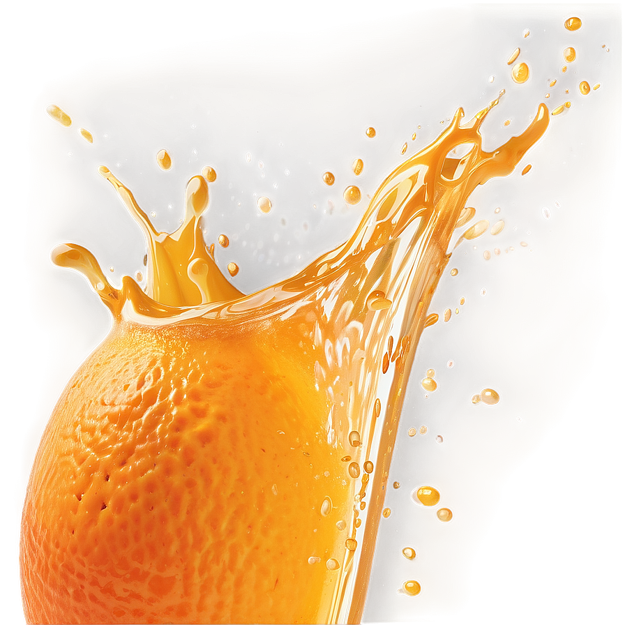 Tangerine Juice Splash Png Vri38