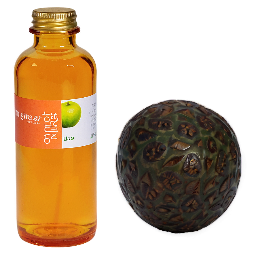 Tangerine Oil Bottle Png Hog