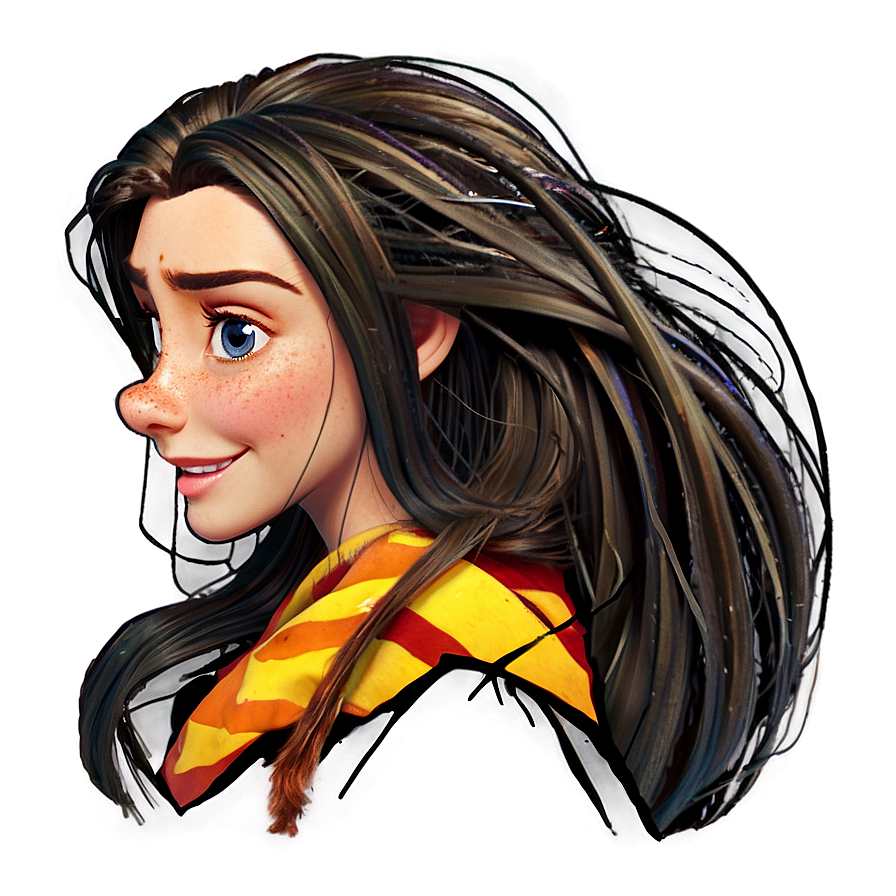 Tangled Hair Strand Png 46