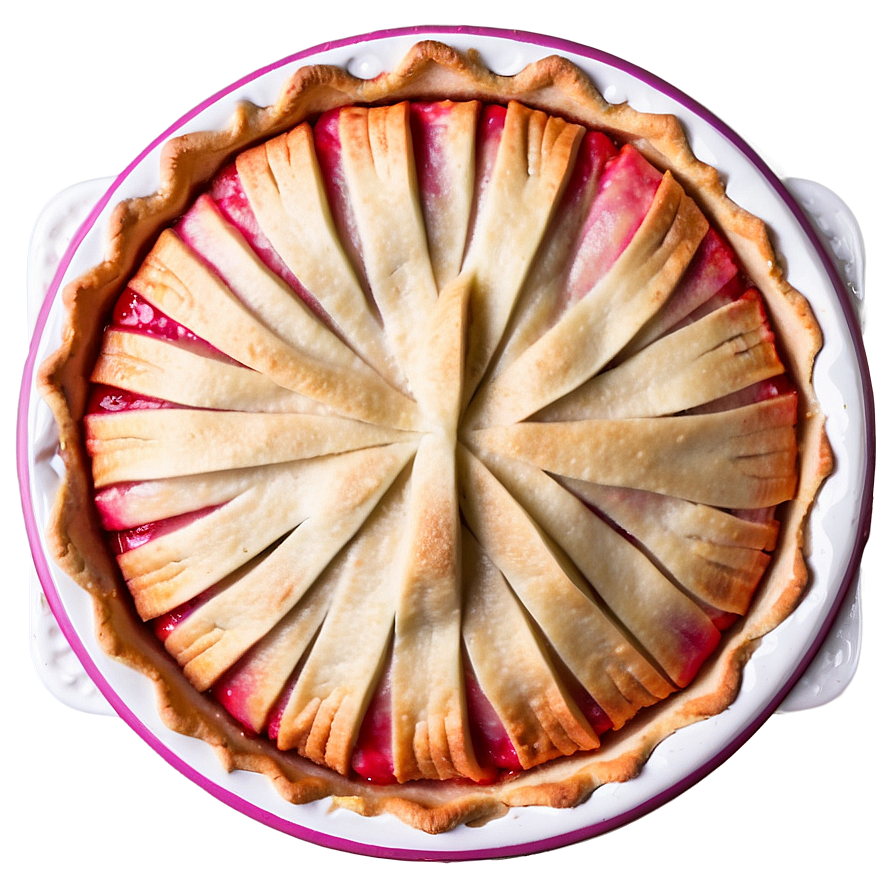 Tangy Rhubarb Pie Png Ncd35