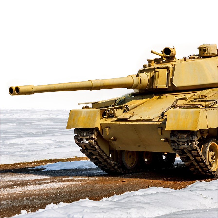 Tank In Snowy Landscape Png 33