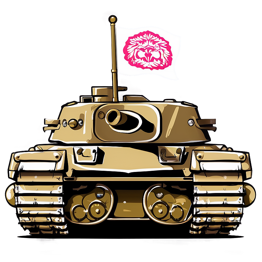 Tank With Flag Emblem Png 72