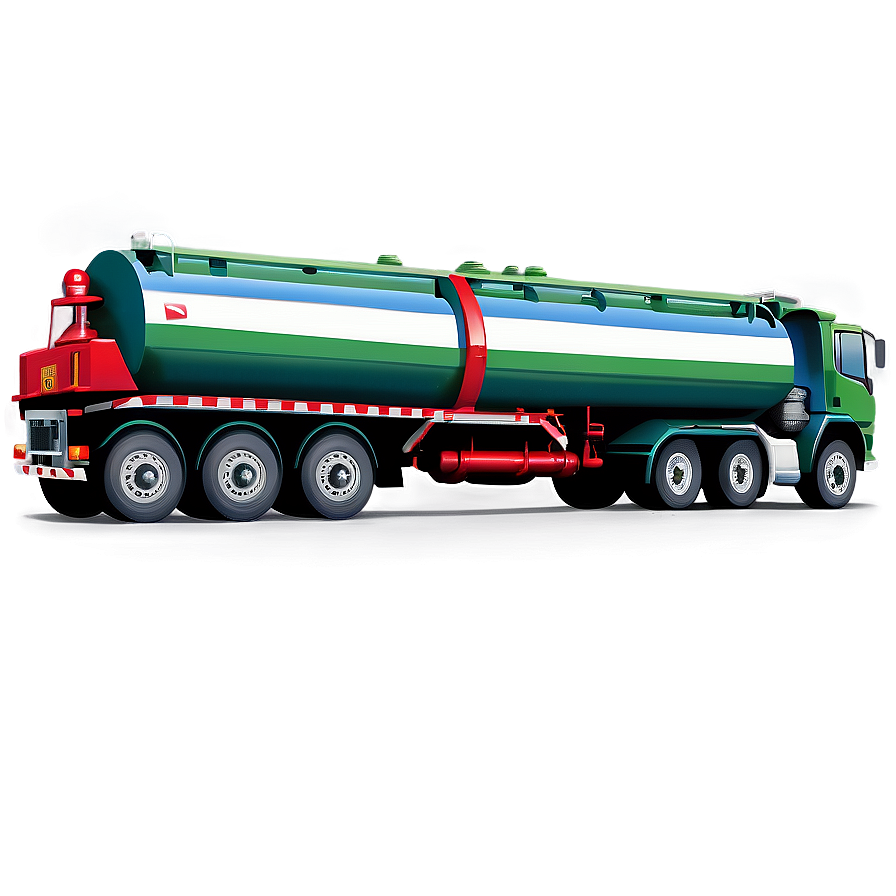 Tanker Truck Vector Illustration Png 11