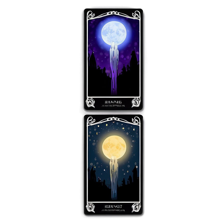 Tarot Card Template Bundle Png Hbc34