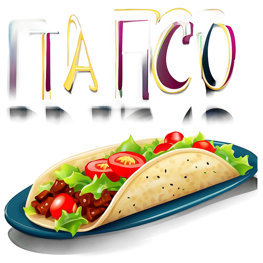 Tasty Taco Clipart Png Cdc24