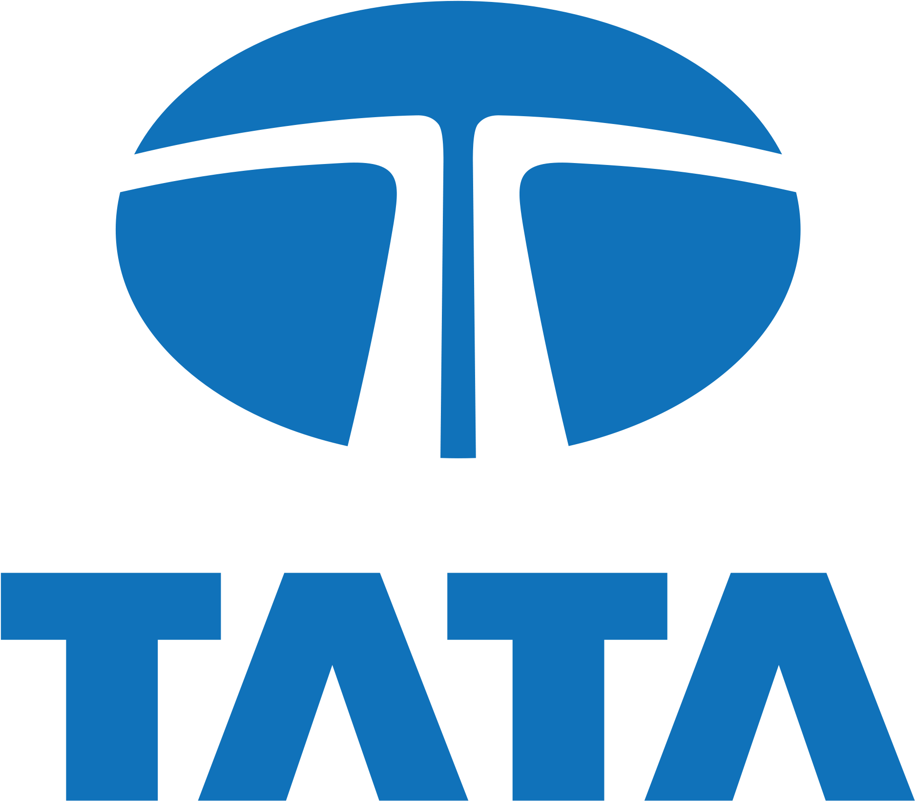 Tata Group Logo Blue Background