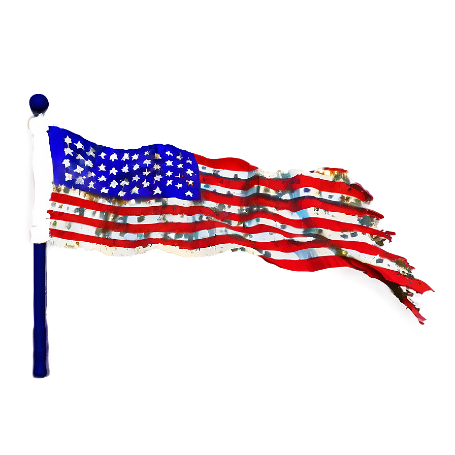 Tattered Flag Art Png 76