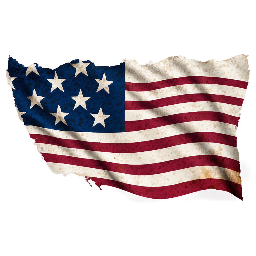 Tattered Flag Design Png 06282024