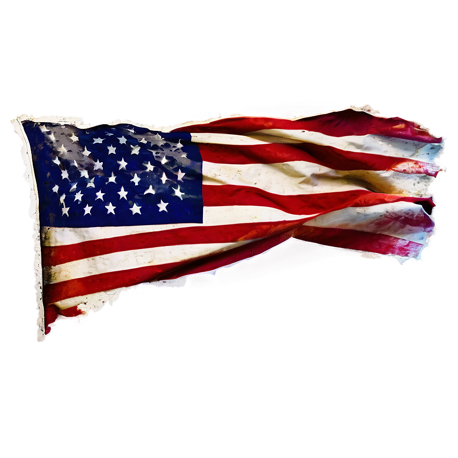 Tattered Flag Overlay Png 06282024