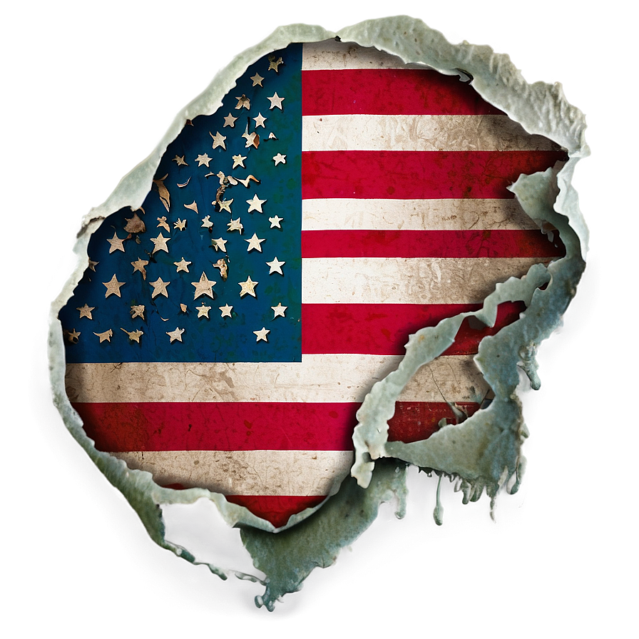 Tattered Flag Overlay Png Cxh