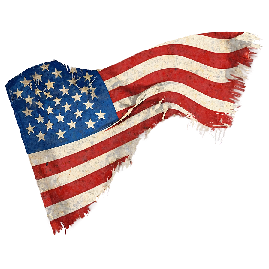 Tattered Flag Overlay Png Wwx50