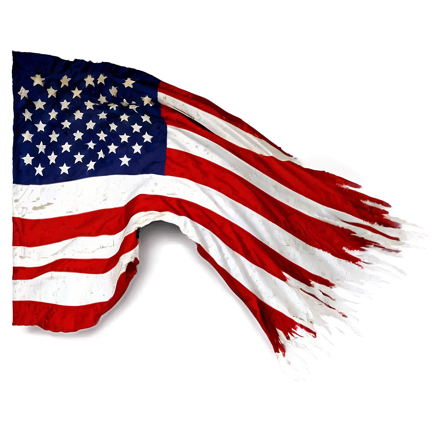 Tattered Flag Texture Png 06282024