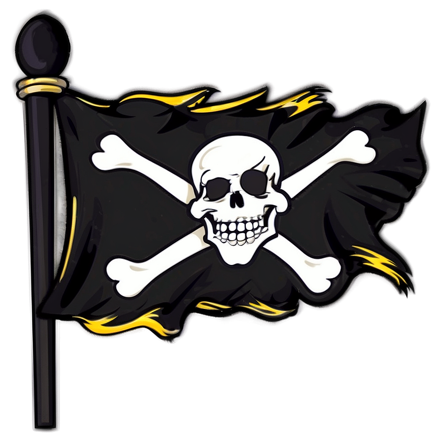 Tattered Pirate Flag Png Tgf95