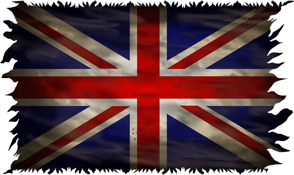 Tattered Union Jack Flag