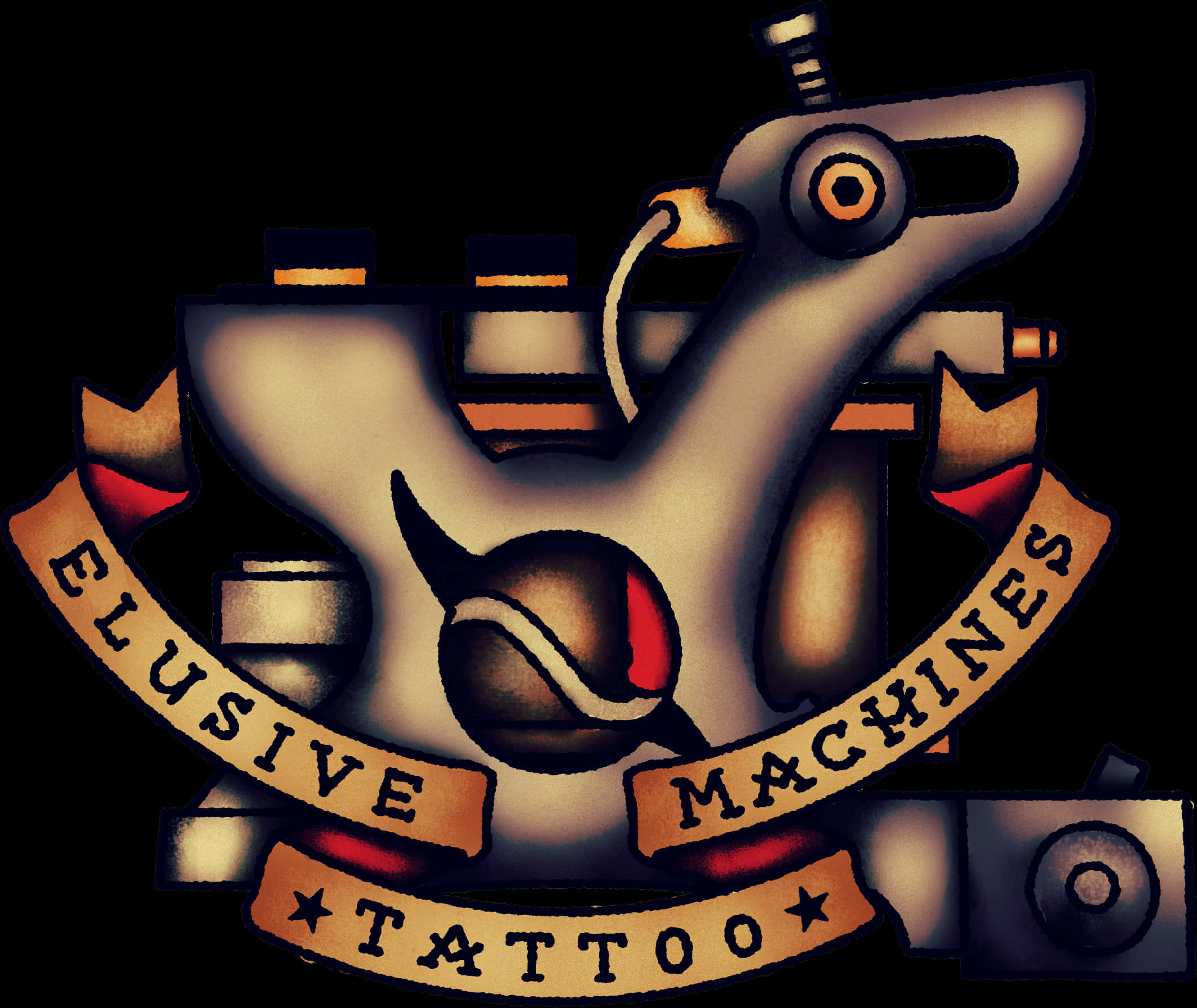 Tattoo Machine Emblem